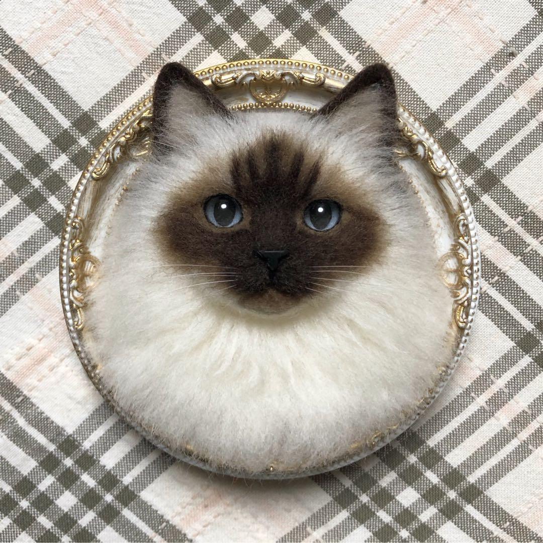 羊毛フェルト 猫 ハンドメイド 朱美