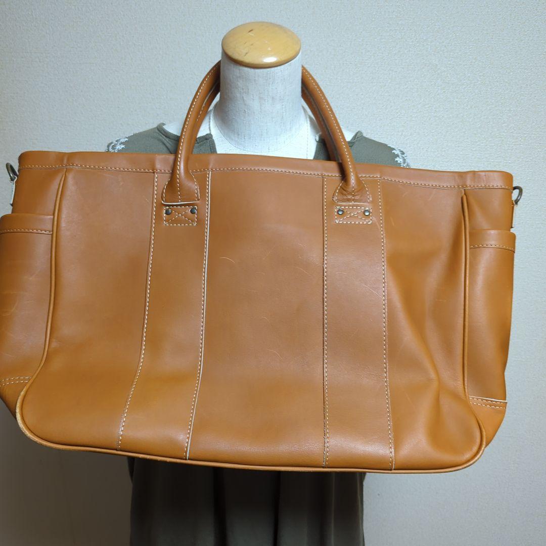 TRION トートバッグ　ボストンバッグ 本革バッグ