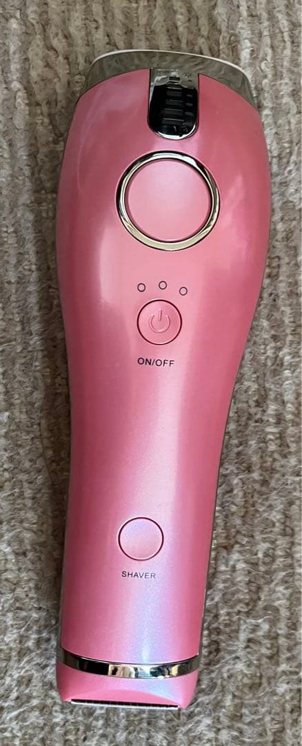 家庭用　光美容器　シェイバー付き　ピンク　値下げ中