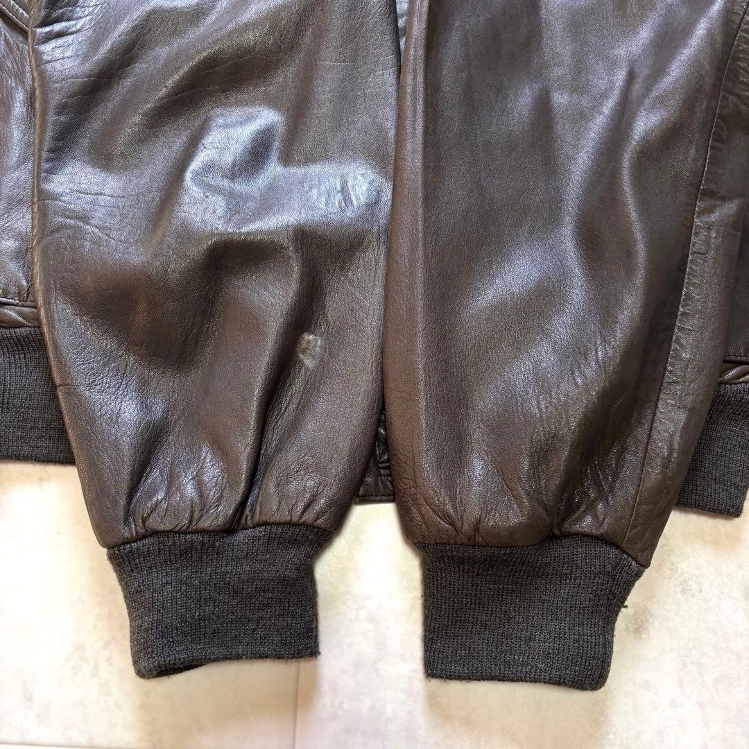 【Vintage】バルスタージャケット ラムレザー スタンドカラー 西ドイツ製