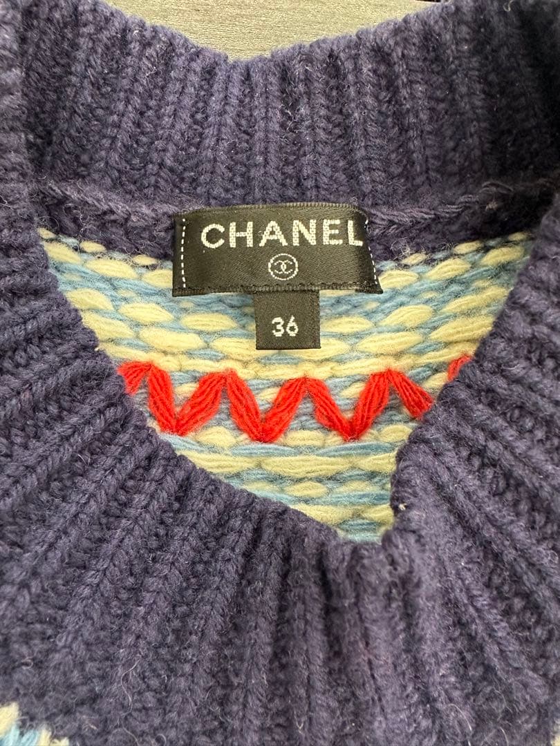 CHANELココネージュウールセーター