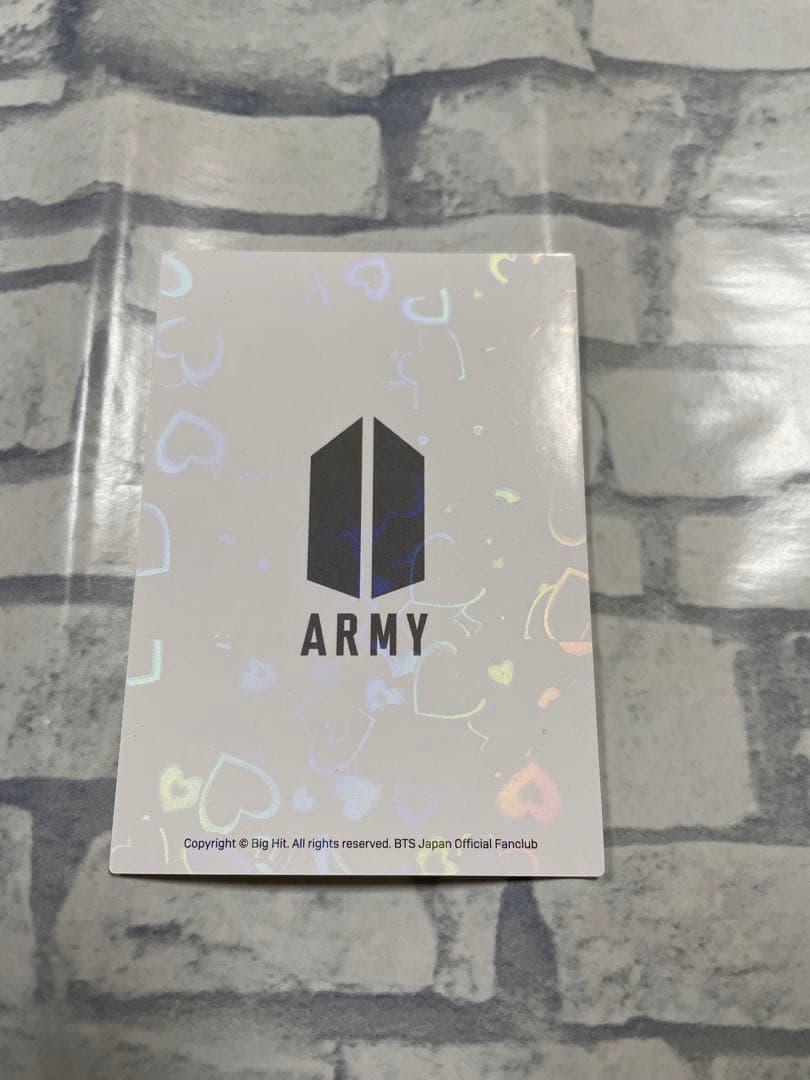 BTS FC継続特典 トレカ ナム RM