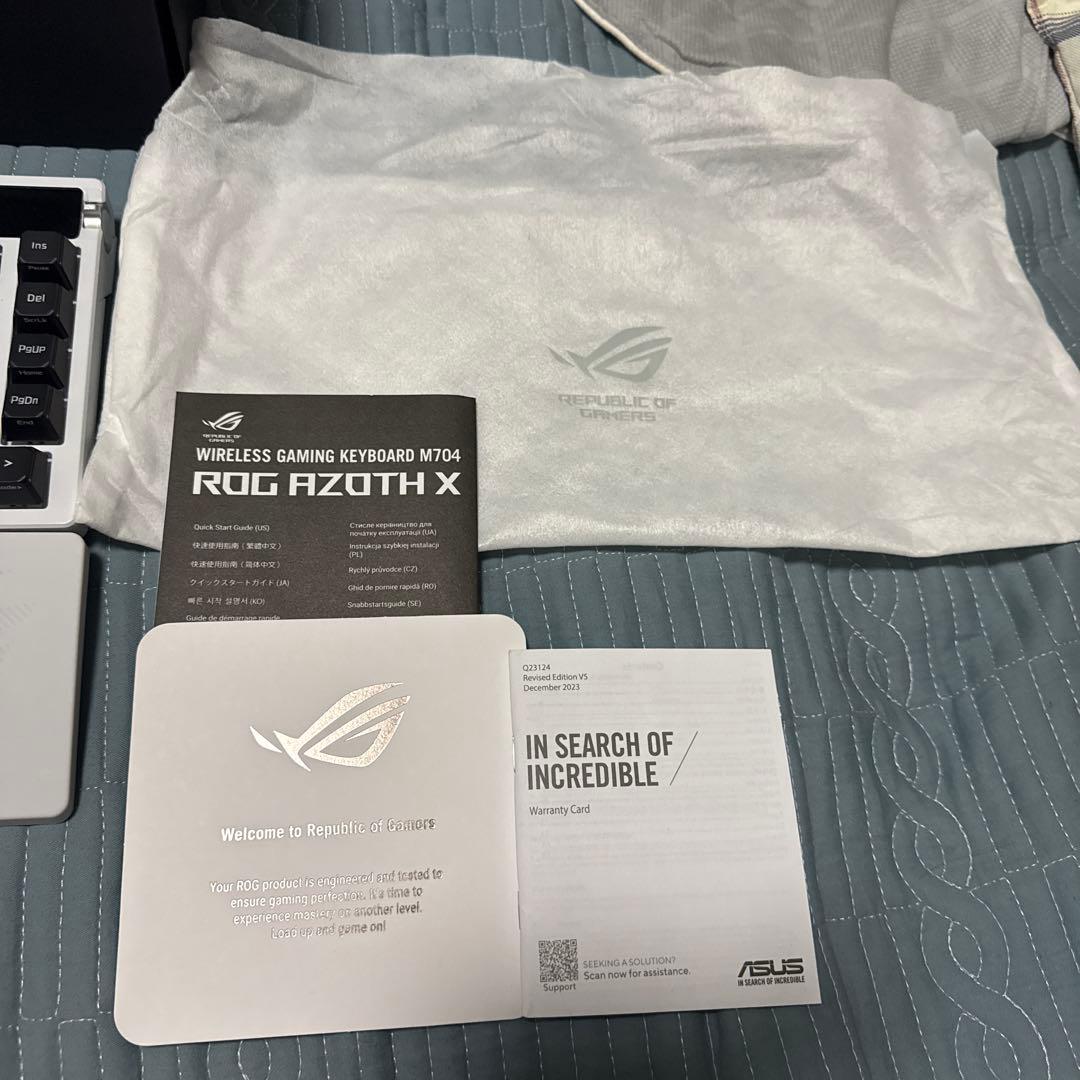ASUS ROG AZOTH X ワイヤレスゲーミングキーボード