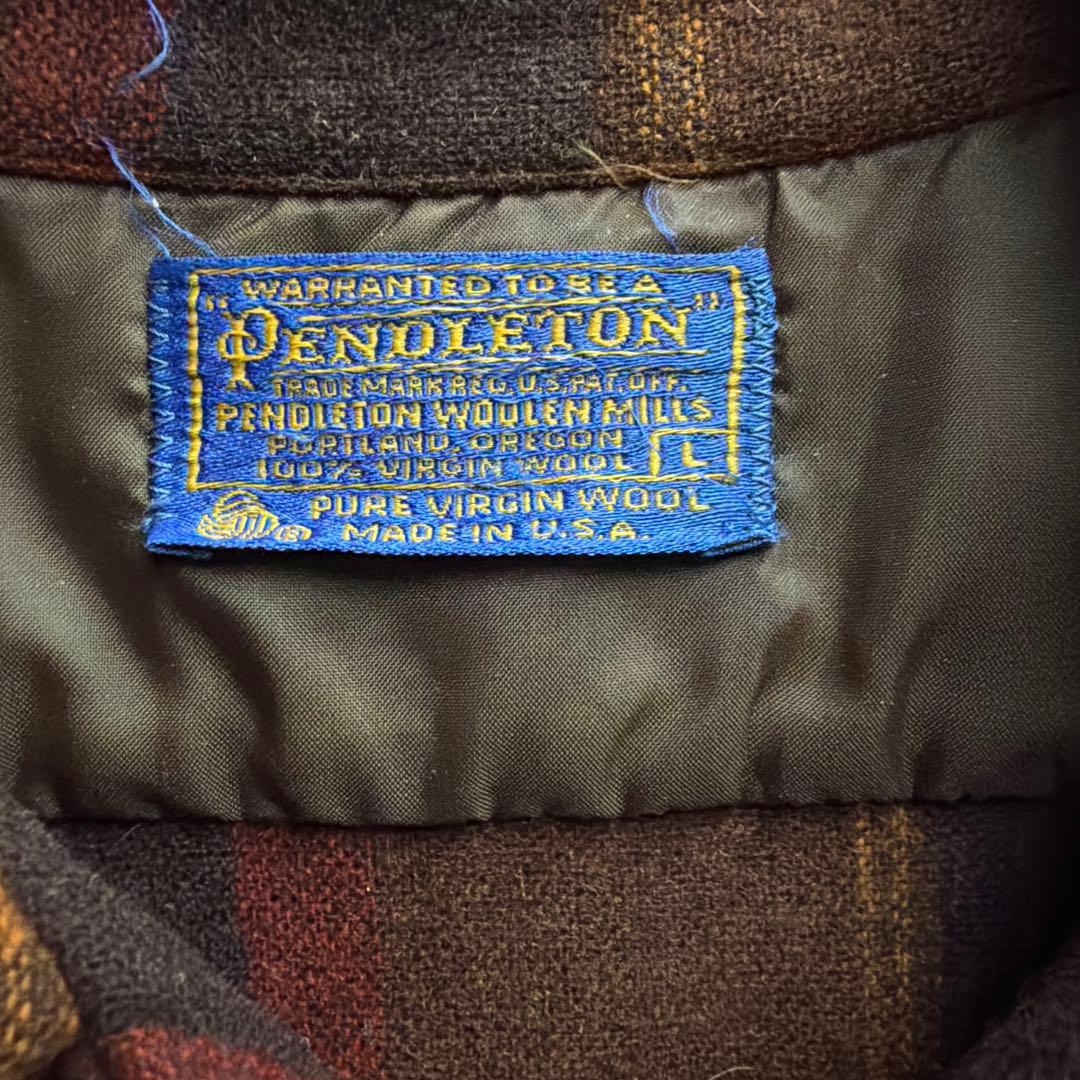 70s pendleton wool shirt vintage usa製