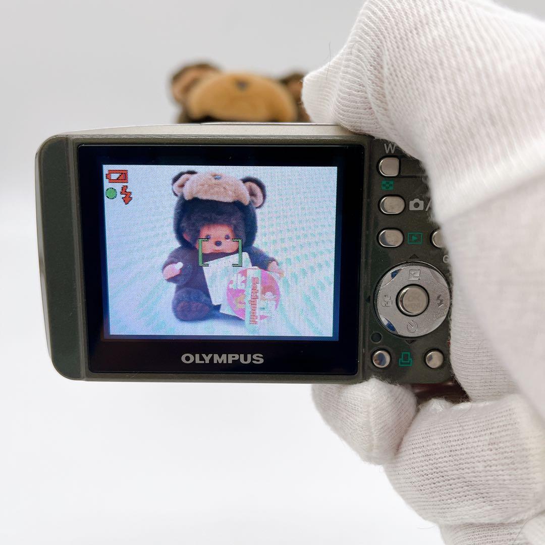 【美品】OLYMPUS μ DIGITAL 600 シルバー デジカメ オールド