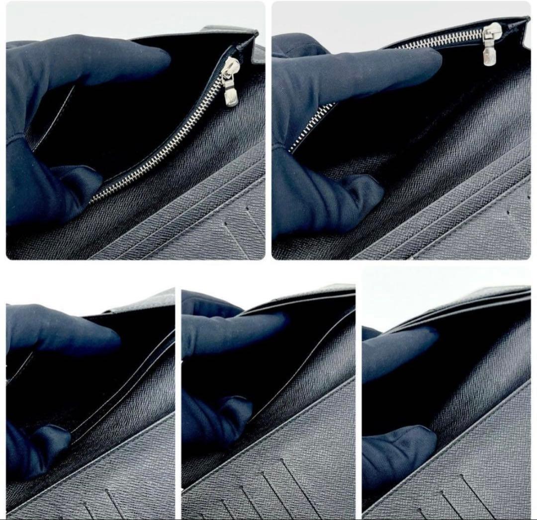 ルイヴィトン ダミエ グラフィット ポルトフォイユ ブラザ ブラック シルバー