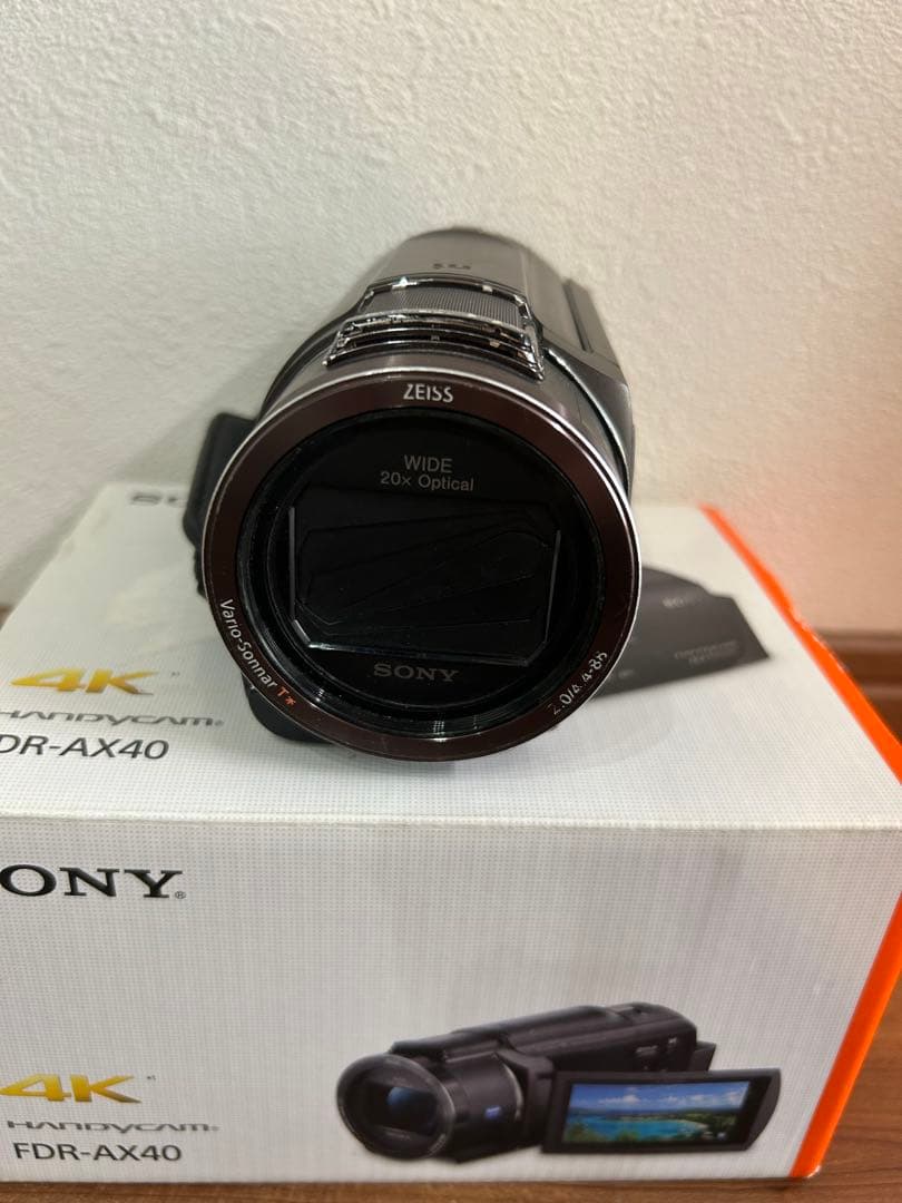 SONY 4k ハンディカメラ　FDR-AX40 ジャンク品
