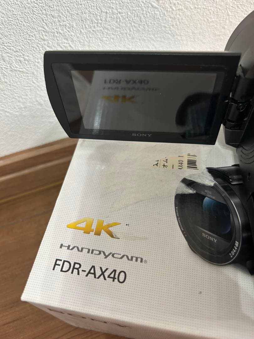 SONY 4k ハンディカメラ　FDR-AX40 ジャンク品