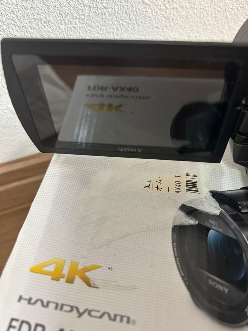 SONY 4k ハンディカメラ　FDR-AX40 ジャンク品