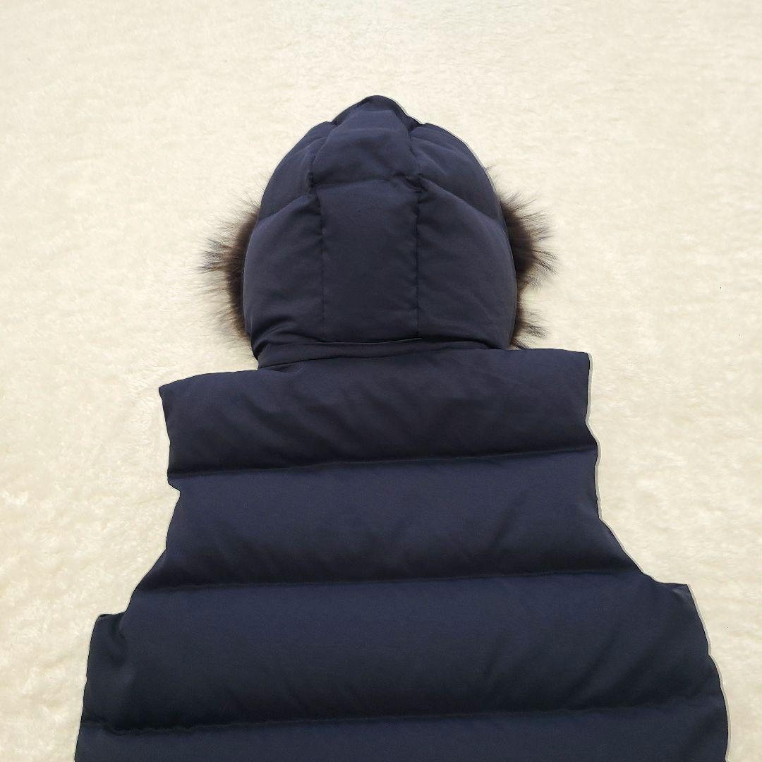 【美品】23年製　ビーイングバイビームス　河田フェザー　ダウンベスト　2WAY