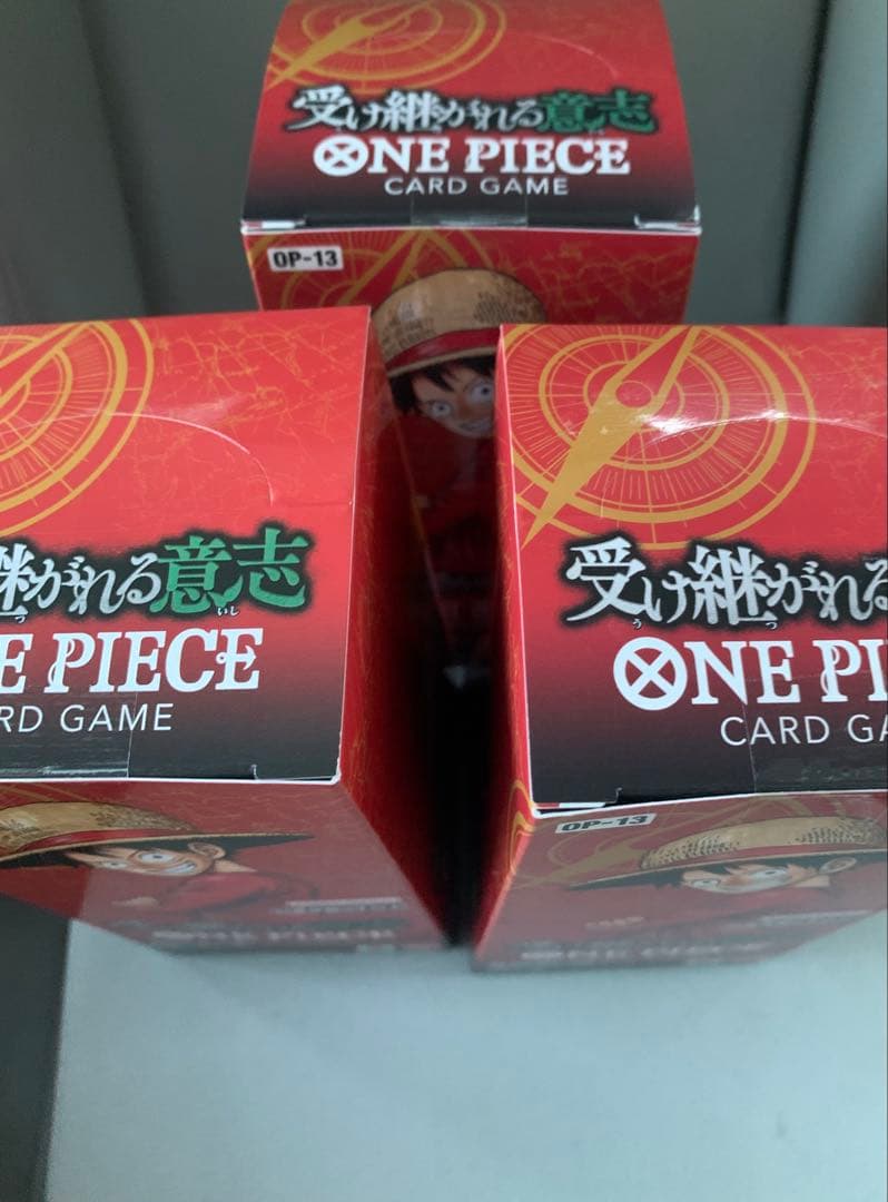 【新品未開封】ワンピースカード　受け継がれる意志　 3BOX