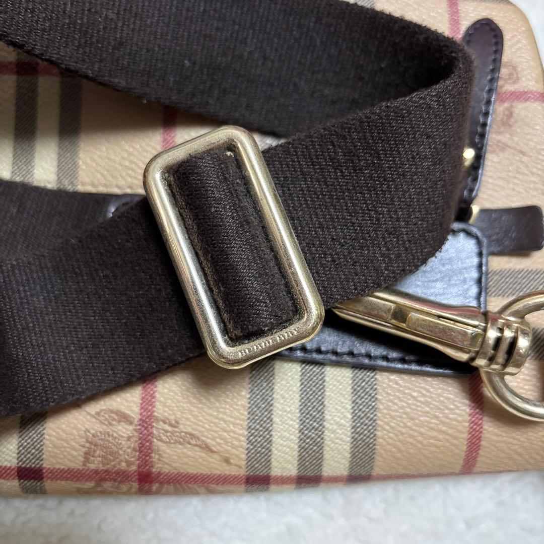 【美品】Burberry バーバリー ウエストポーチ ショルダーバッグ