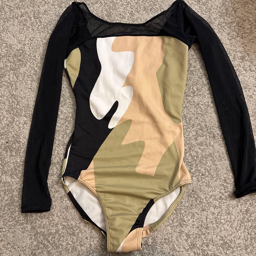 Stina カモフラージュ柄 レオタード Sサイズ