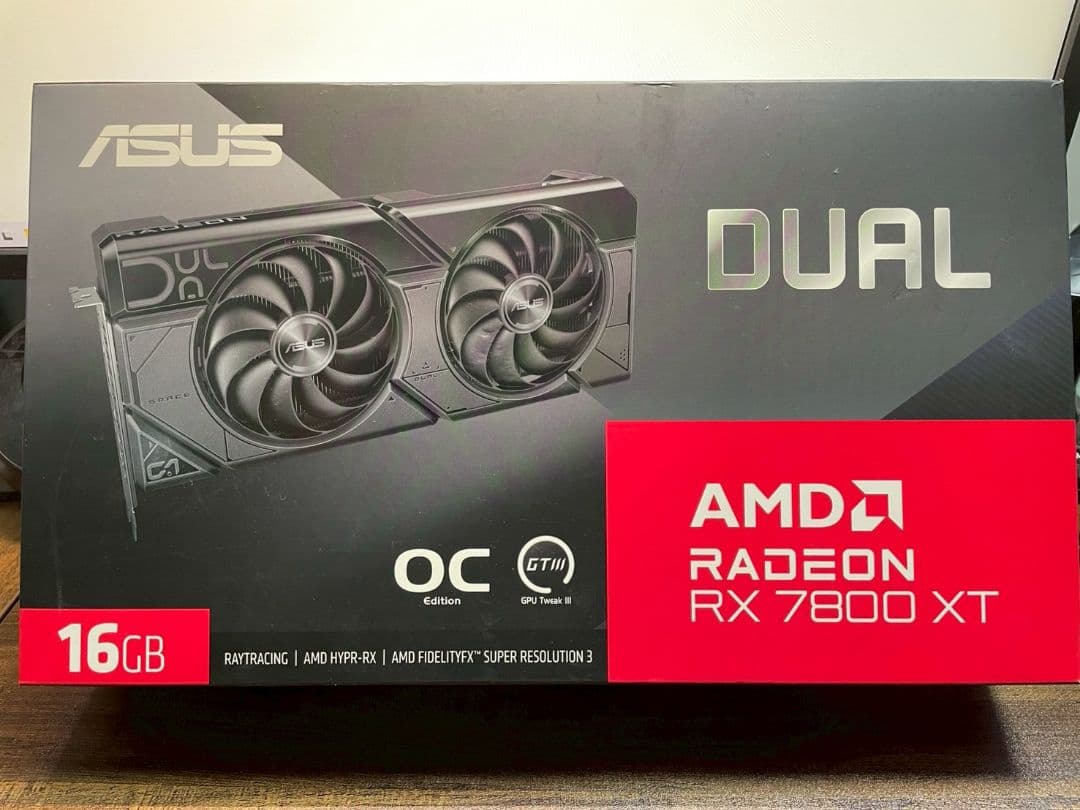 グラフィックボード・グラボ・ビデオカード ASUS Radeon RX 7800 XT OC Edition 16GB