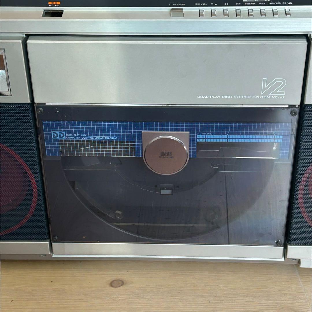 名機❣️稀少✨SHARP VZ-V2 デュアルプレイディスク ステレオ 昭和レトロ