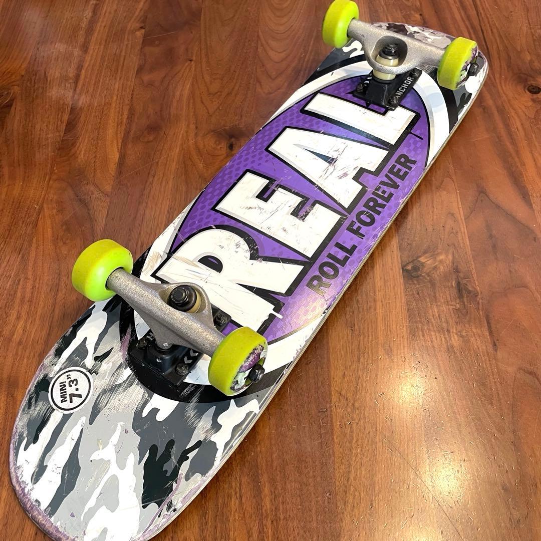 スケートボード　REAL スケボー　コンプリート　子供用　小学生用