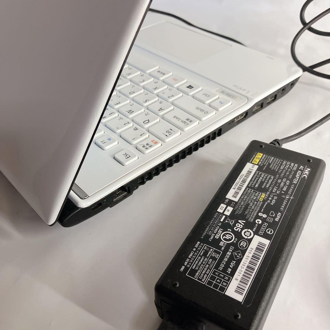 NECノートPC 15.6インチ Win11/ カメラDVD搭載