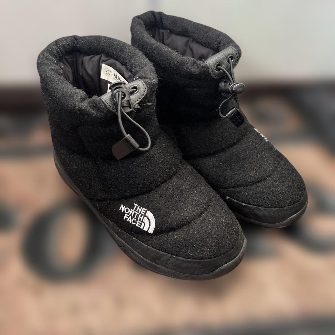 THE NORTH FACE ヌプシ ノースフェイス スノーブーツ 24㎝ 黒