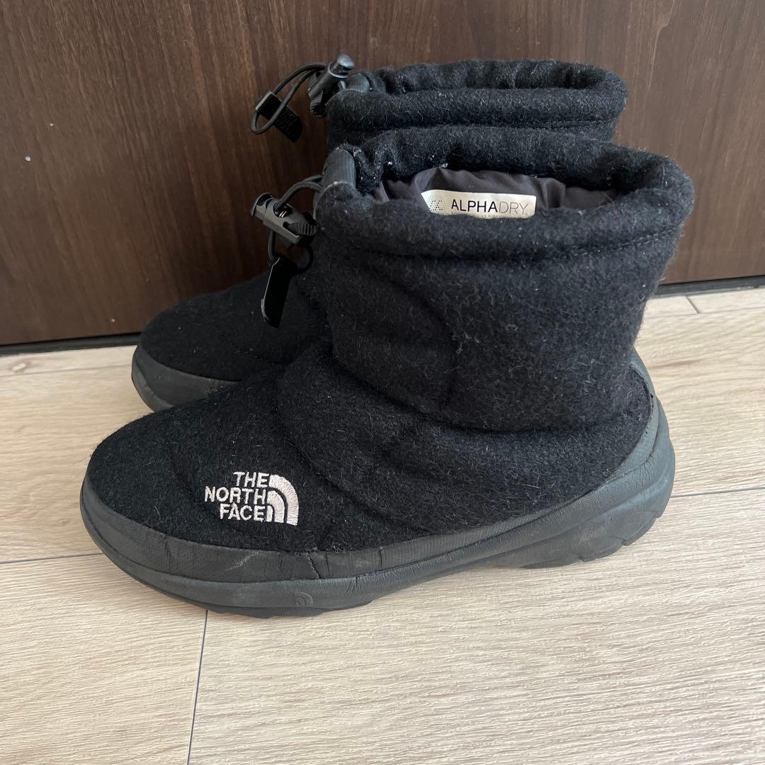 THE NORTH FACE ヌプシ ノースフェイス スノーブーツ 24㎝ 黒