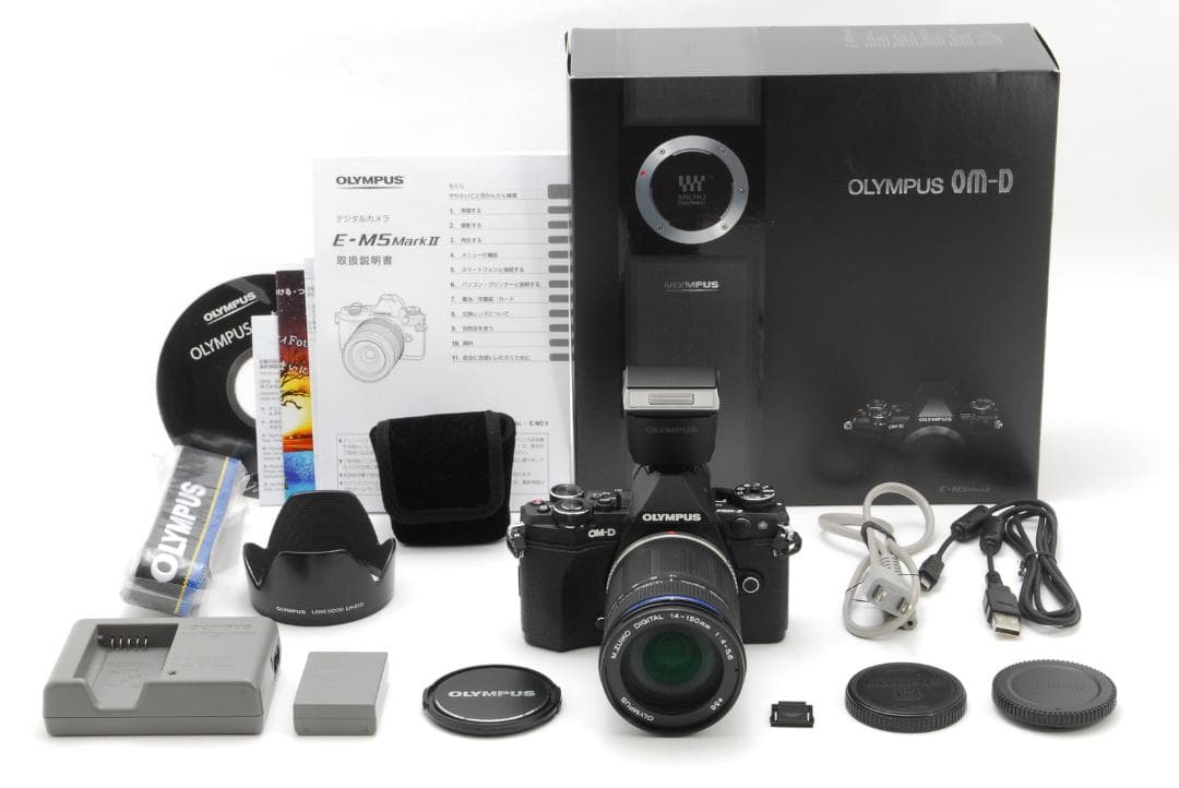 ◆箱付き美品◆ OLYMPUS OM-D E-M5 Mark II レンズキット