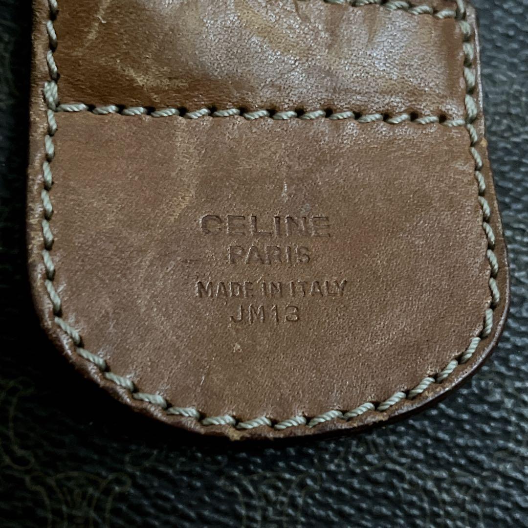 オールド　セリーヌ　ボストンバッグ　トラベルバッグ　トリオンフ　マカダム　PVC