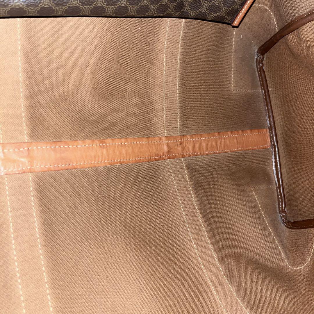 オールド　セリーヌ　ボストンバッグ　トラベルバッグ　トリオンフ　マカダム　PVC