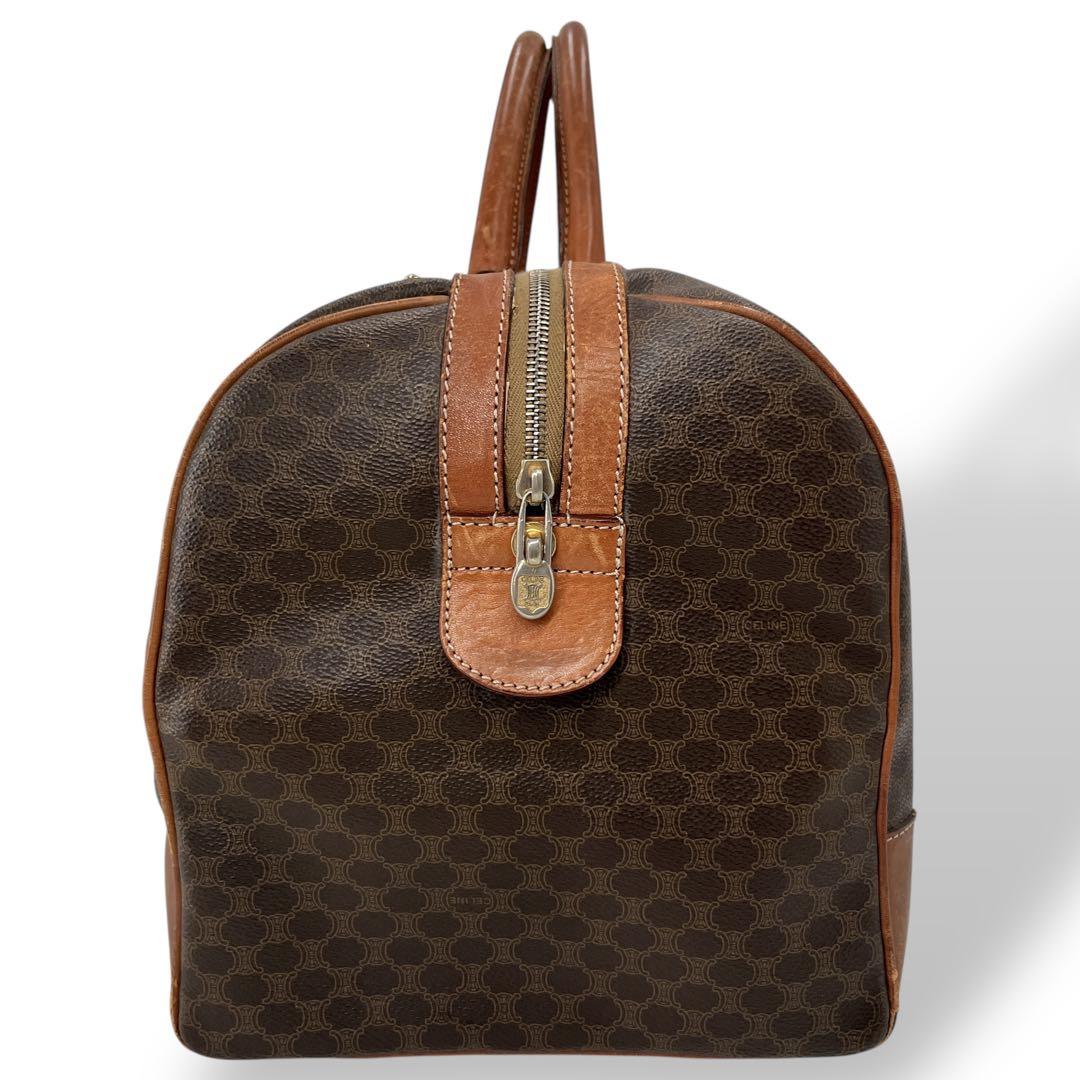 オールド　セリーヌ　ボストンバッグ　トラベルバッグ　トリオンフ　マカダム　PVC