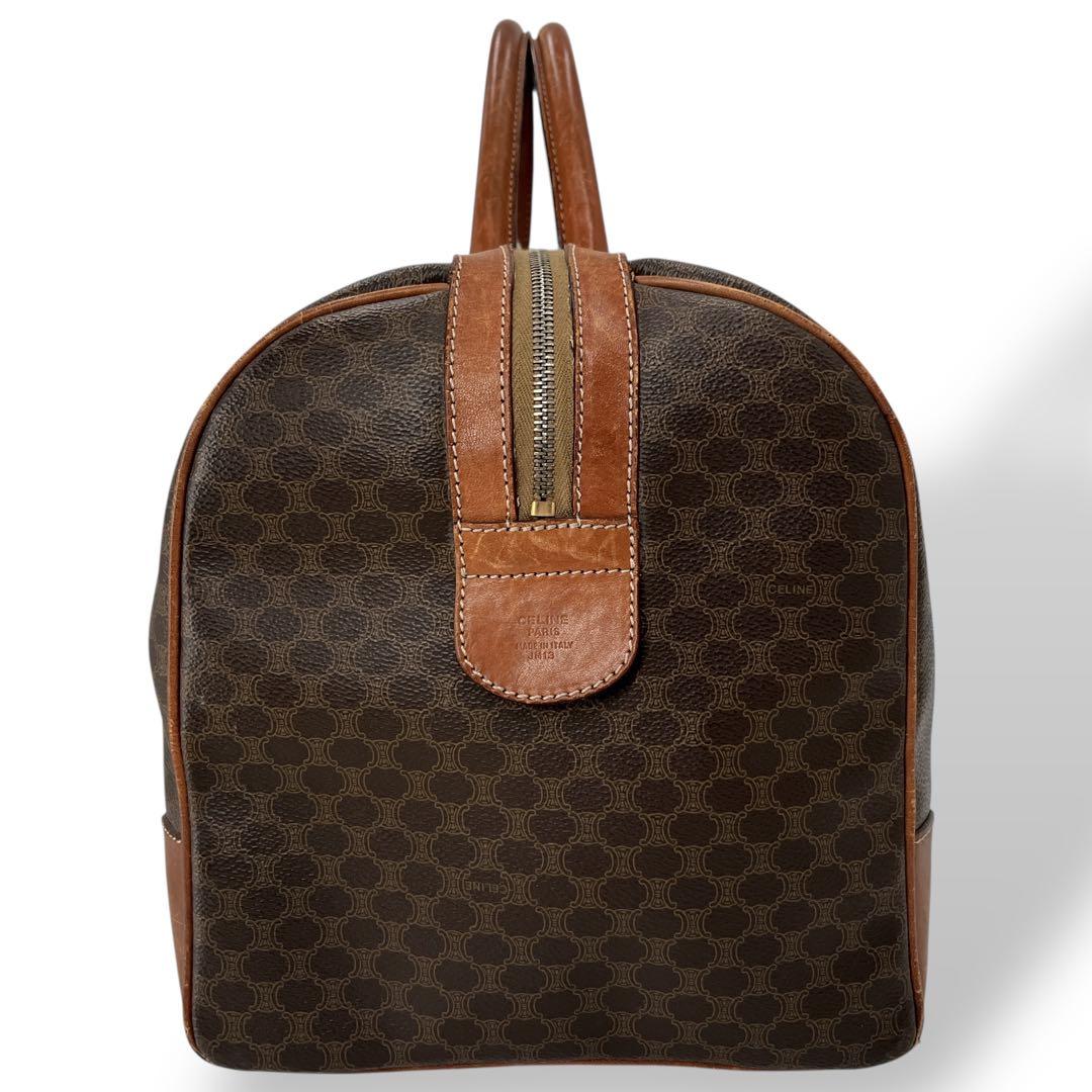 オールド　セリーヌ　ボストンバッグ　トラベルバッグ　トリオンフ　マカダム　PVC