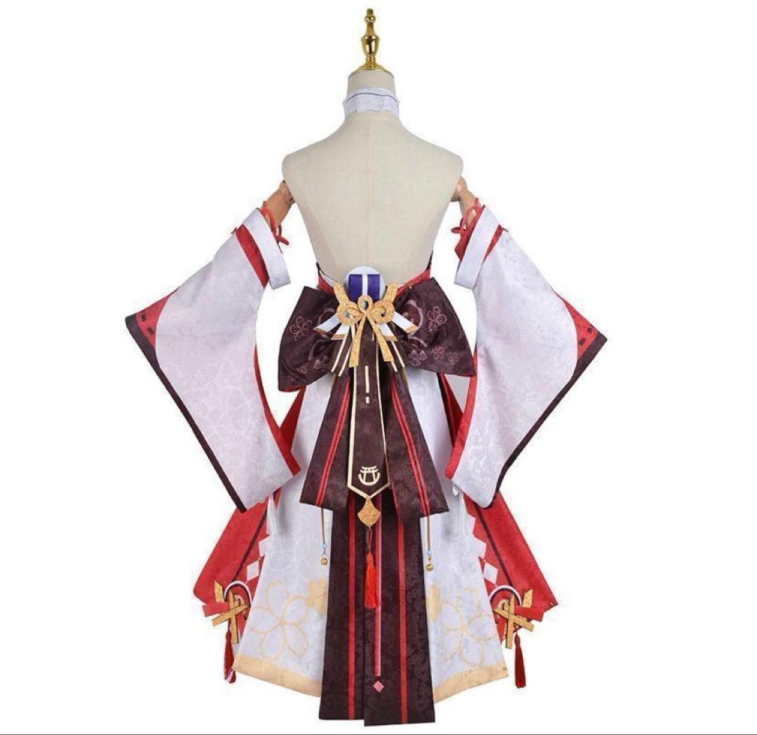 原神　八重神子　コスプレ衣装Lサイズ(靴・ウィッグあり)