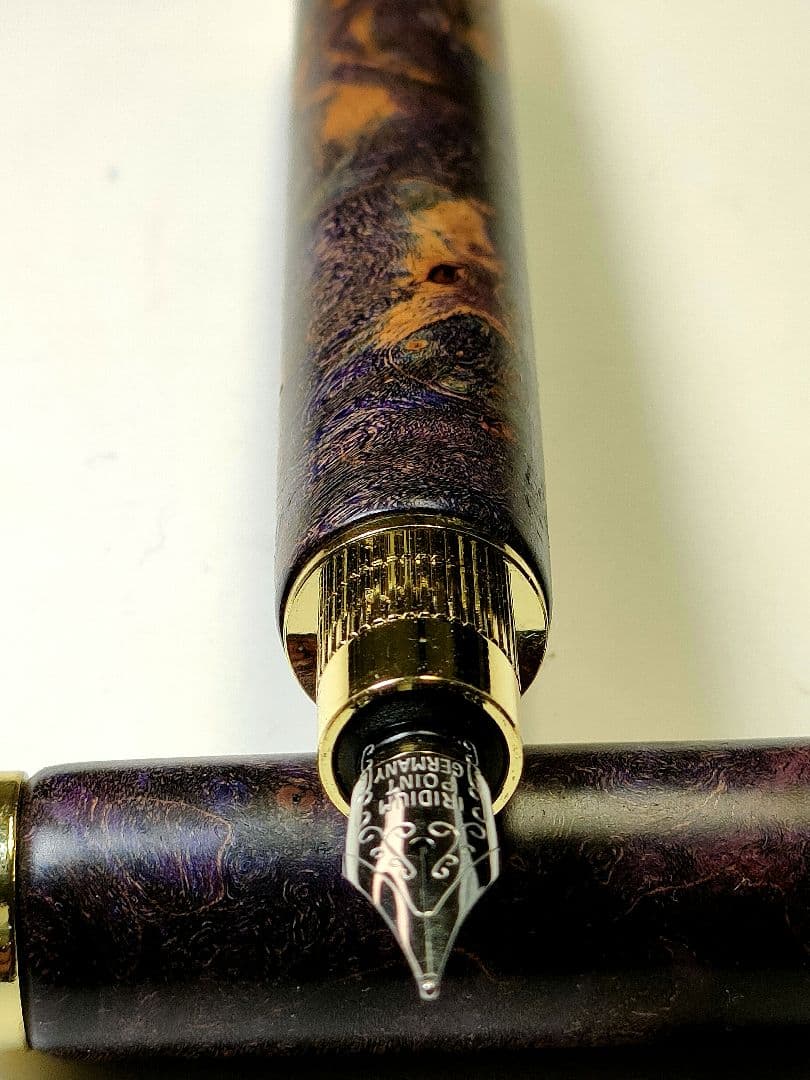 【メープルバールスタビライズドウッド】グラデュエイト万年筆