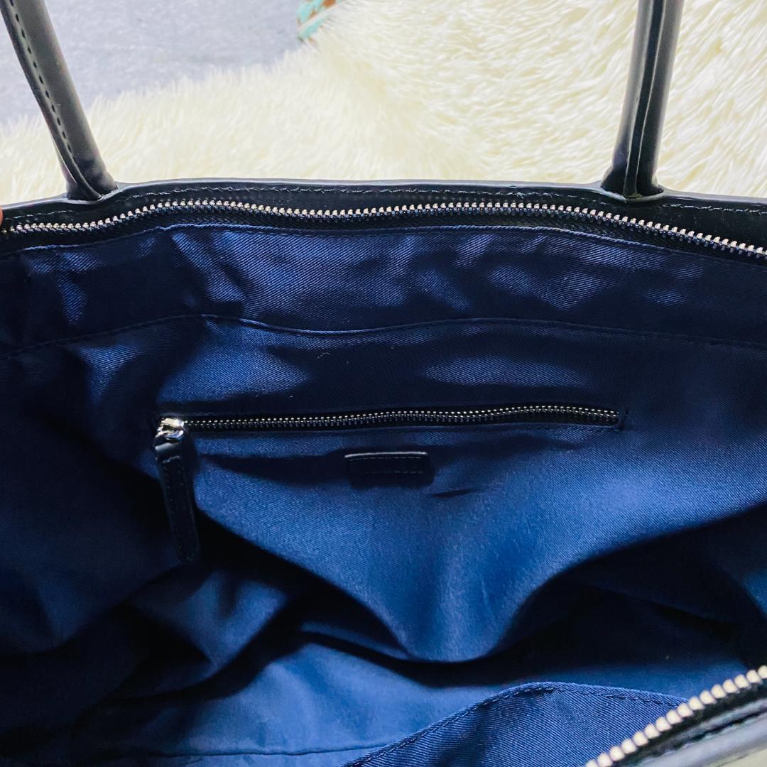 【極美品】ムラ MURA ブラックレザートートバッグ A４収納可 ビジネス