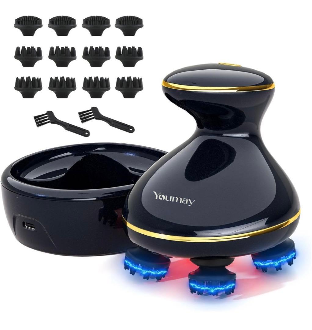 Youmay EMS ヘッドスパ 電動頭皮ブラシ