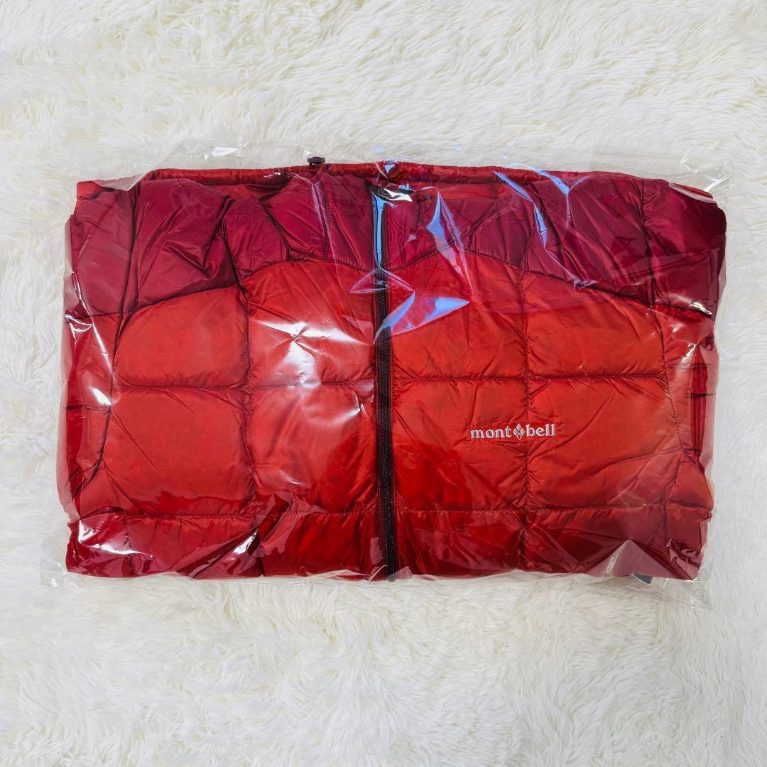 モンベル　スペリオダウン パーカ レッド　XL
