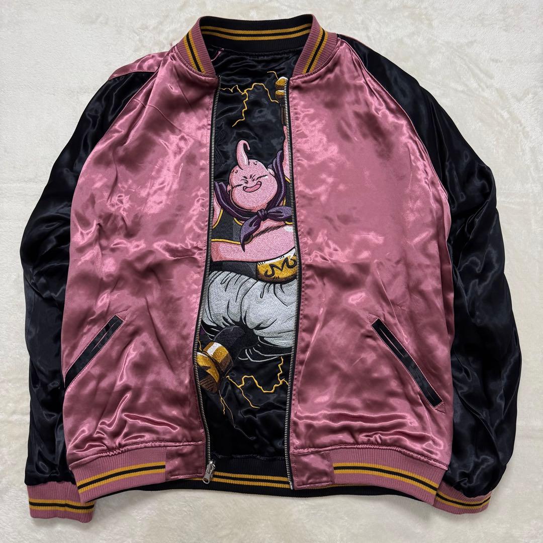 未使用級☆ 絡繰魂　ドラゴンボール　コラボ　魔人ブウ和柄　刺繍　スカジャン