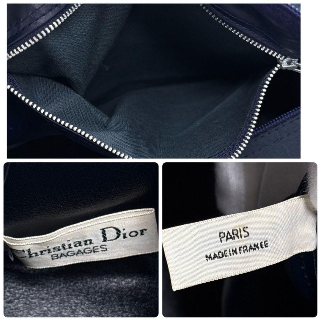 【極美品】ディオール トロッター ボストンバッグ キャンバス レザー 大容量