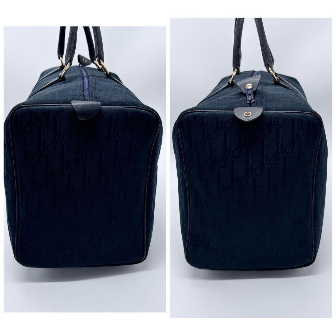 【極美品】ディオール トロッター ボストンバッグ キャンバス レザー 大容量