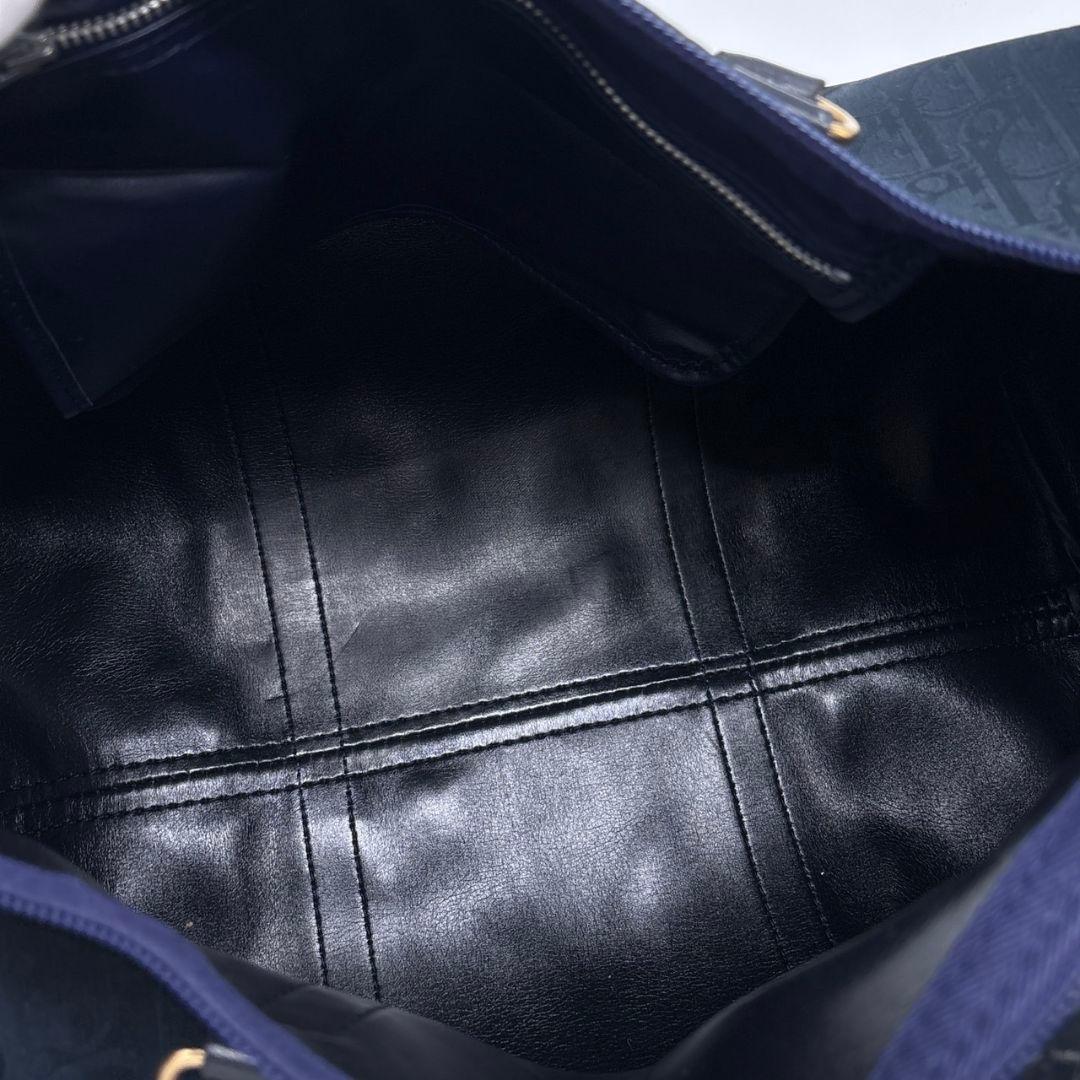 【極美品】ディオール トロッター ボストンバッグ キャンバス レザー 大容量