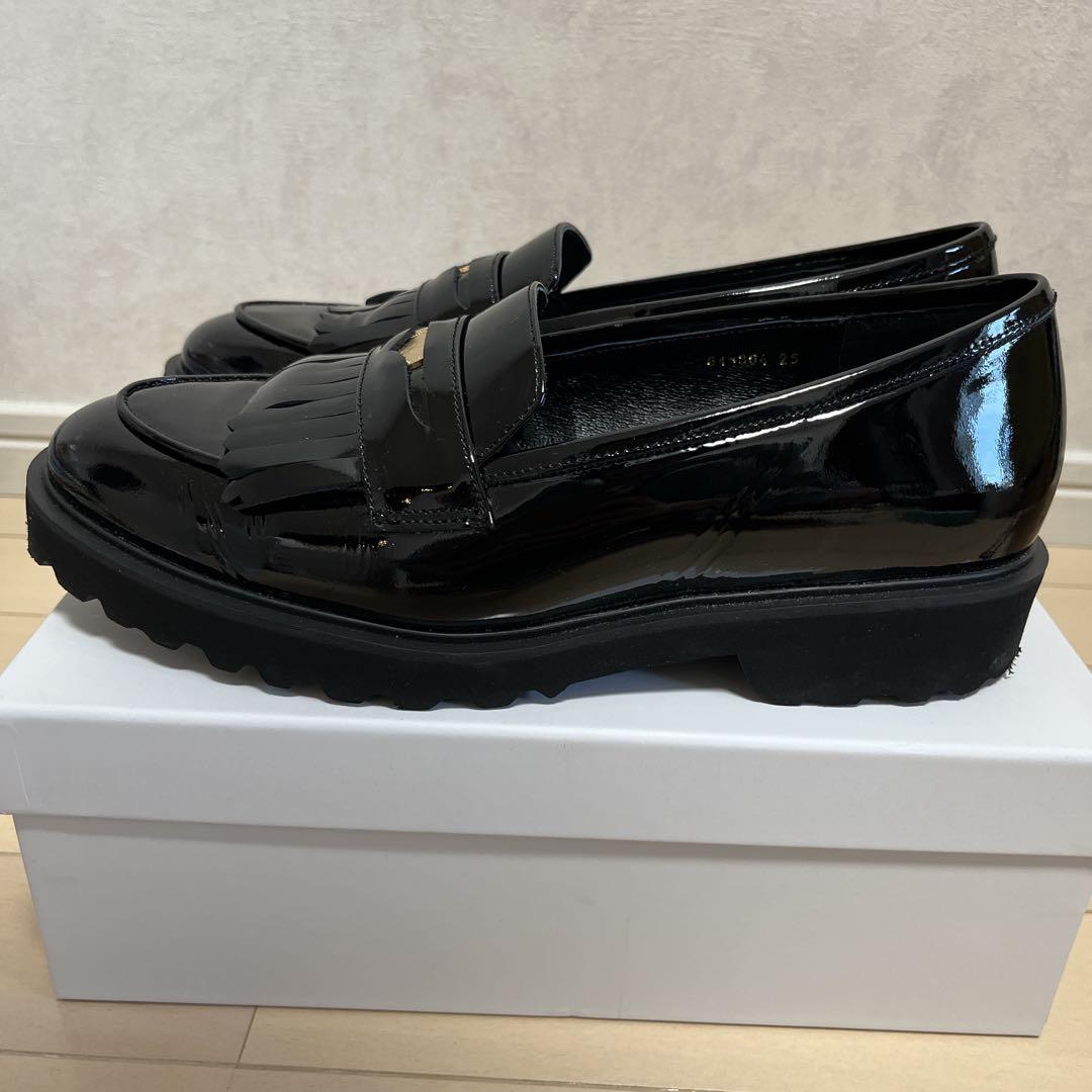 【美品】卑弥呼　トラックソール　ローファー　25cm