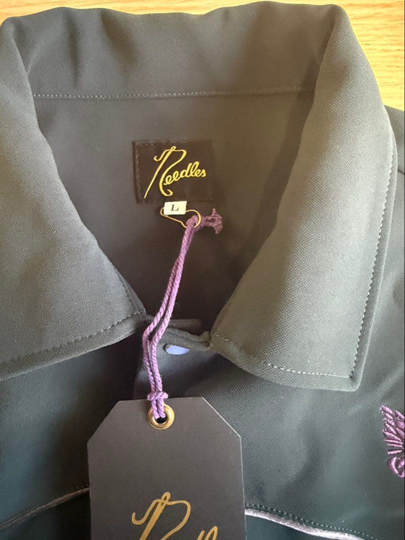 つ*郎様 Needles ダークグレー ボタンシャツ