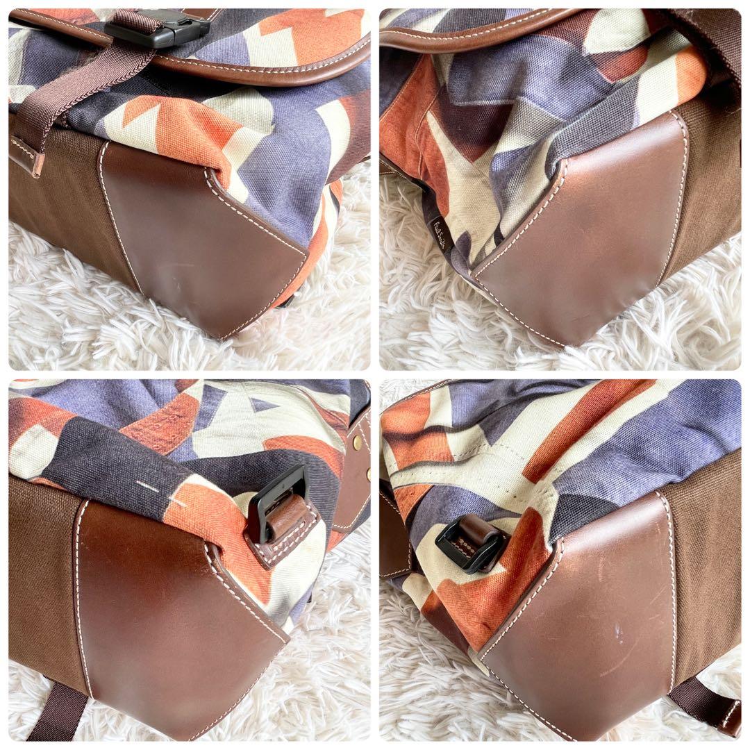美品 Paul Smith メッセンジャーバッグ ユニオンジャックプリント