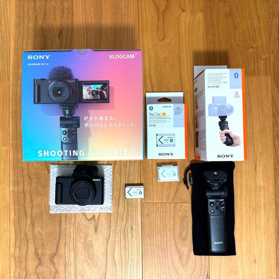 VLOGCAM ZV-1 II SHOOTING RIP KIT，SDカード等付