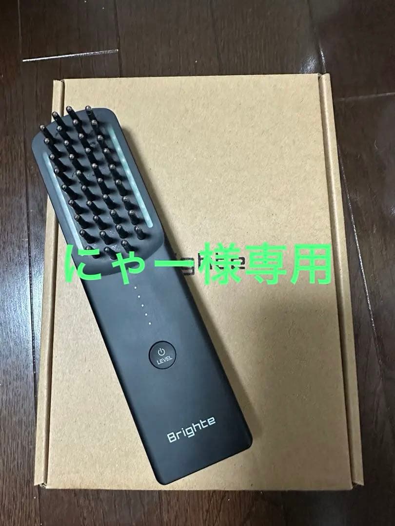 Brighte ヘアブラシ型美顔器　ELEKI BRUSH 佐々木希