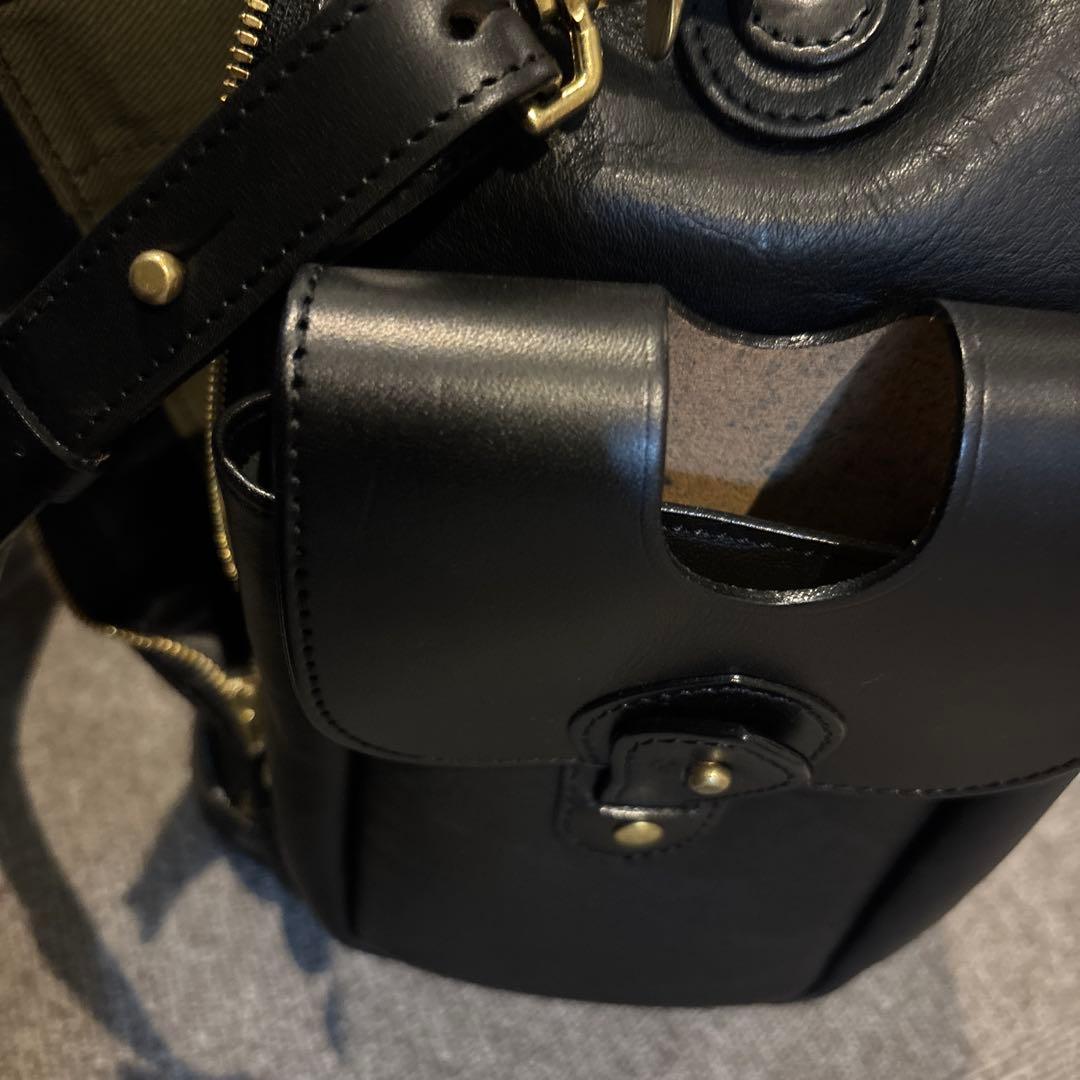 ブラックレザービジネスバッグ　鞄　いたがき