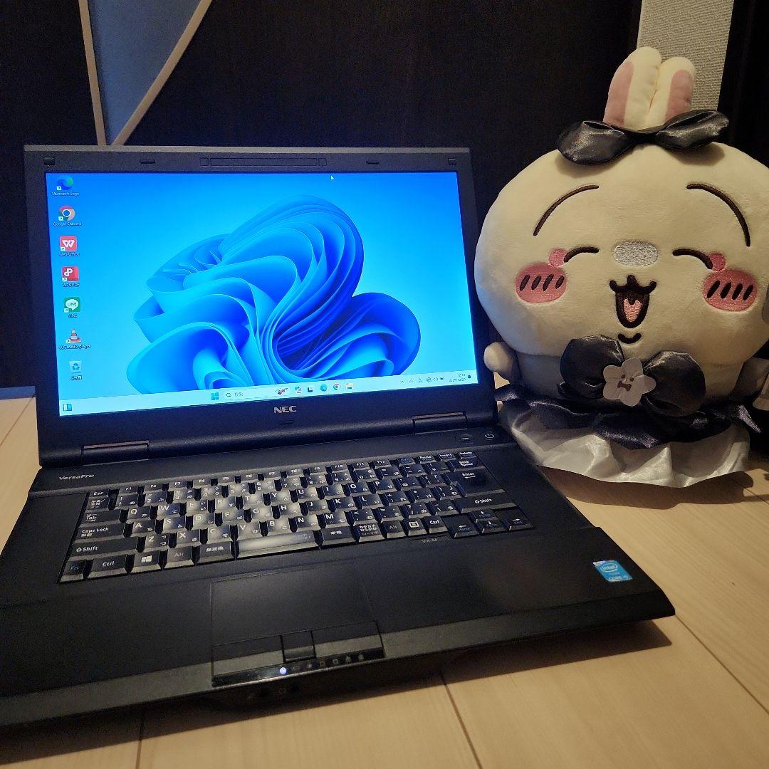 ⭐️お値下げ‼️　美品　ノートパソコン　薄型　大画面　NEC　SSD搭載