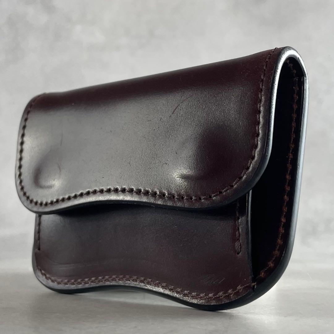 入手困難✨ ラストクロップス ケース コードバン ホーウィンスタンプ 茶色