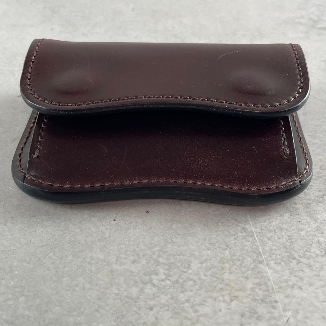 入手困難✨ ラストクロップス ケース コードバン ホーウィンスタンプ 茶色