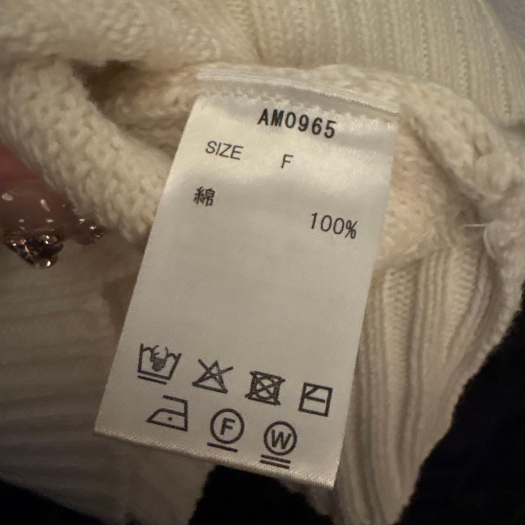 andmary Marie knit tops black ニット セーター