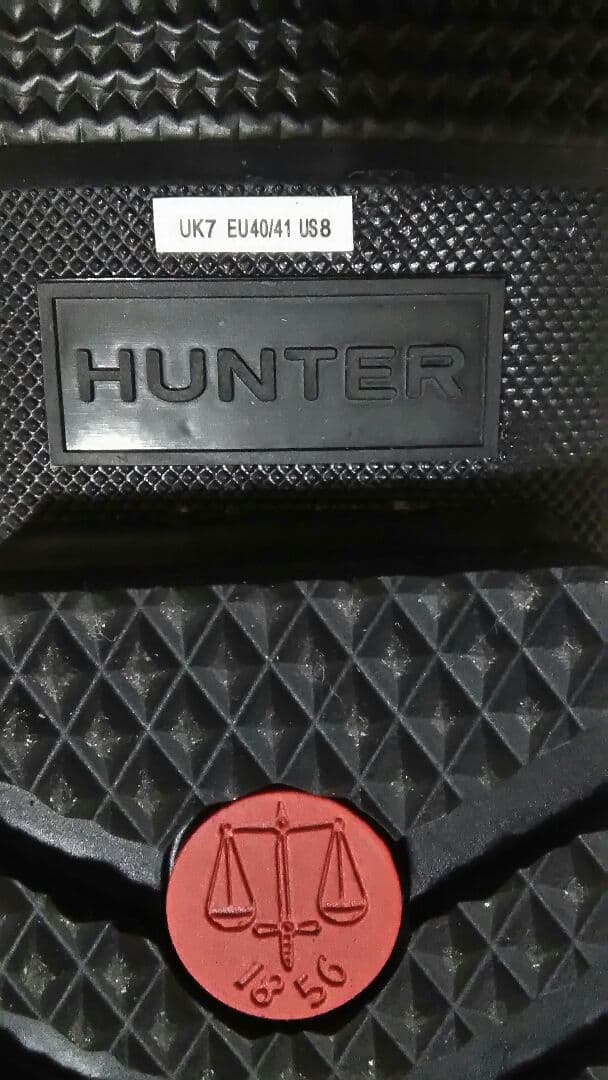 HUNTER　レインブーツ　ショート　ネイビー