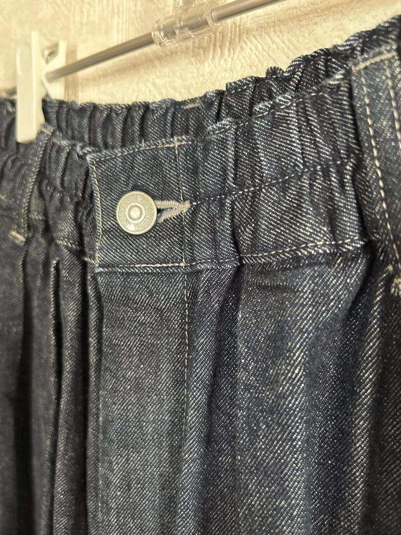 HARVESTY サーカスパンツ　 デニムワンウォッシュ　サイズ2