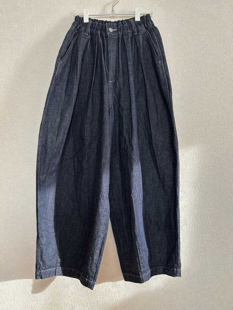 HARVESTY サーカスパンツ　 デニムワンウォッシュ　サイズ2